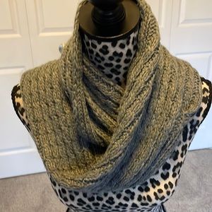 Aeropostale brand new infinity scarf in dark gray. Very warm & cozy